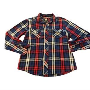 OP Plaid Button Up Long Sleeve Men’s Shirt M 38/40